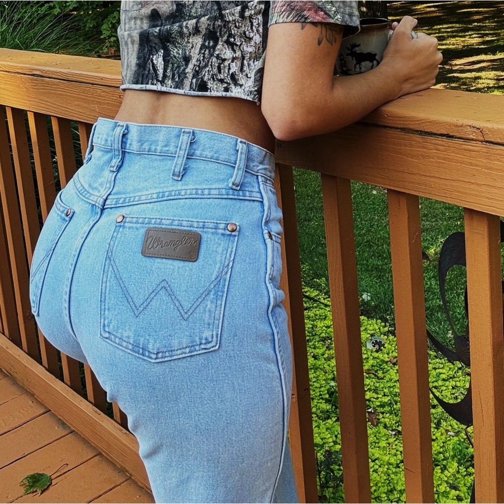 Wrangler Light Blue Straight Leg Jeans